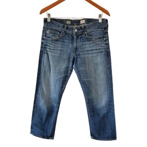 AG Adriano Goldschmeid TOMBOY CROP Relaxed Straight Crop Jeans 29 USA Festival